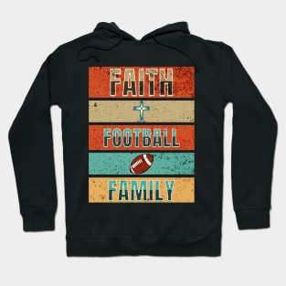 Faith Family Football Hoodie